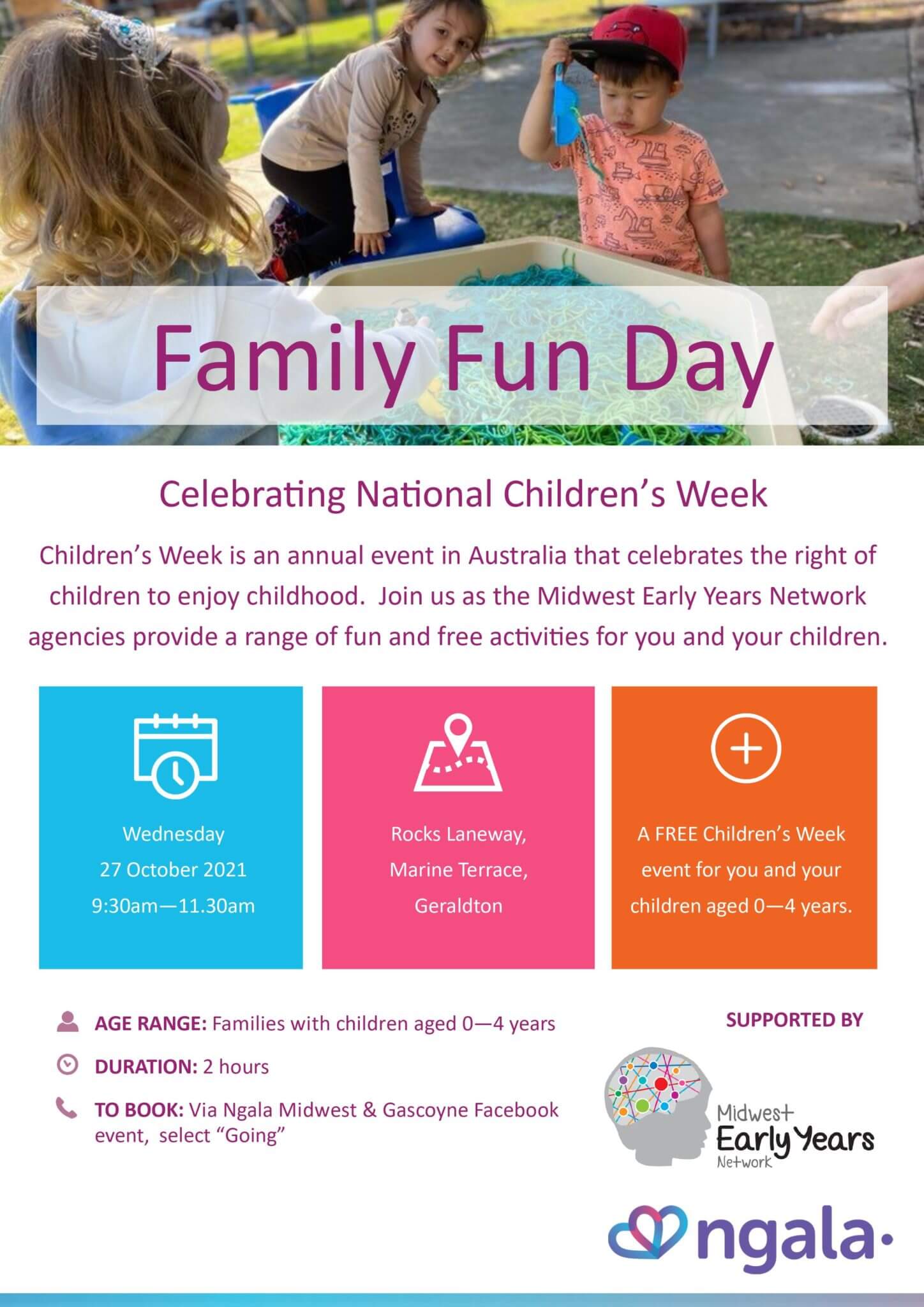 Family Fun Day - Children’s Week 2021 | Desert Blue Connect