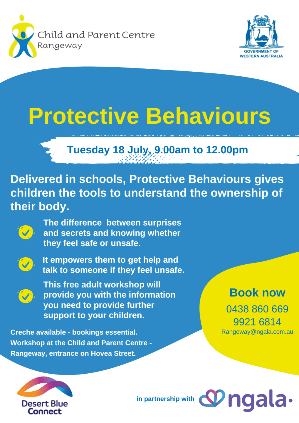 Protective Behaviours Desert Blue Connect