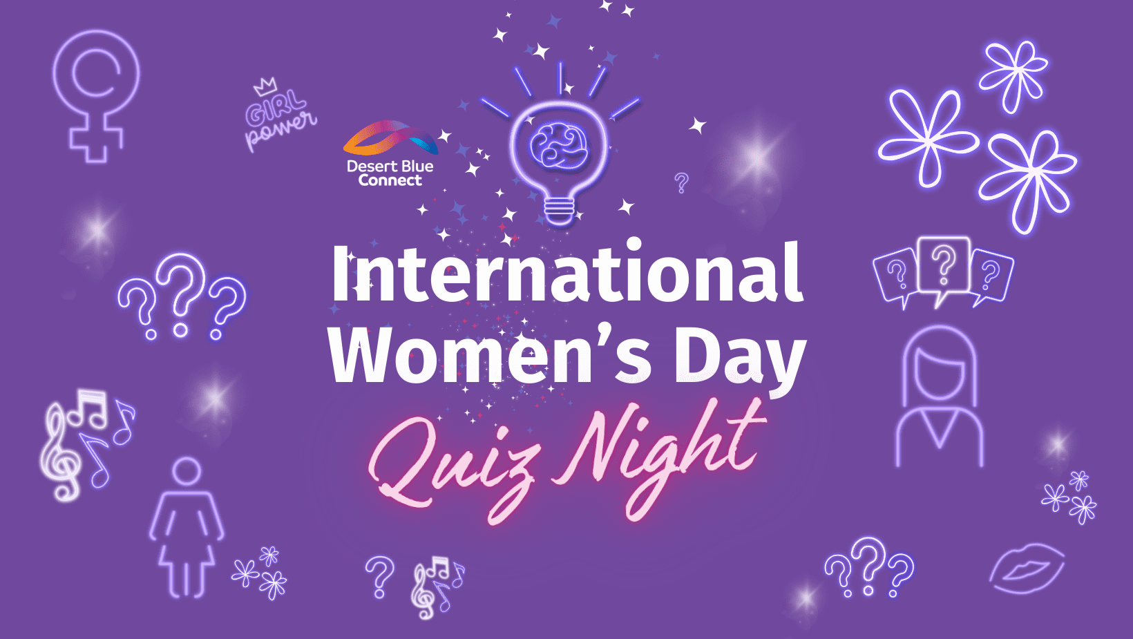 International Women’s Day Quiz Night Desert Blue Connect